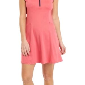 NEW Callaway Golf Women’s Sleeveless Flounce Dress – Large – Fruit Dove